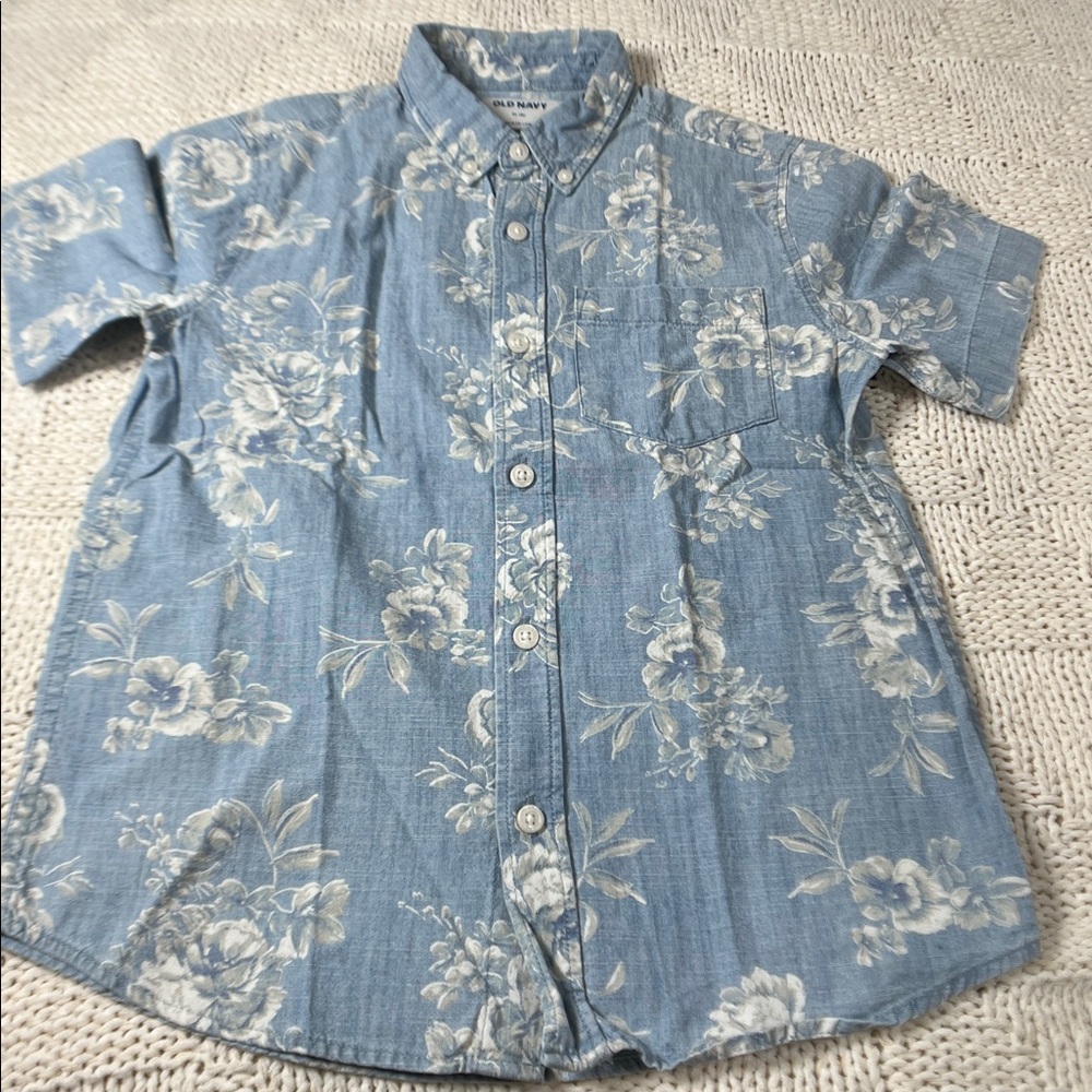 Old Nave Short Sleeve Button Down Shirt